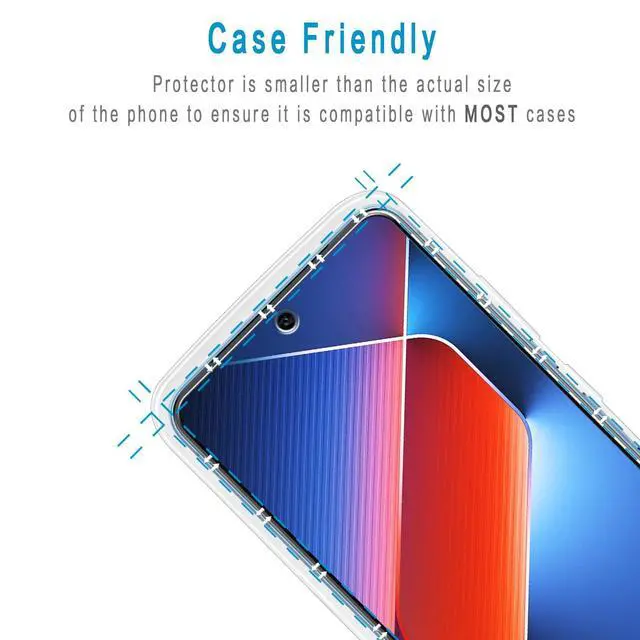 Alt view image 6 of 7 - Pack Tempered Glass Screen Protector for Google Pixel 8 Pro