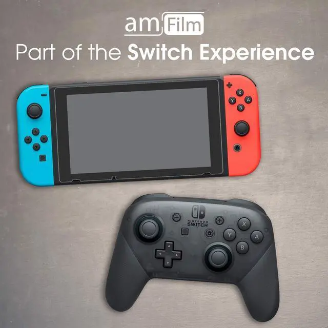 Alt view image 3 of 5 - Tempered Glass Screen Protector for Nintendo Switch 2017 (2-Pack)