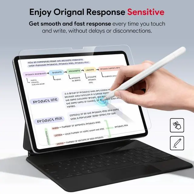 Alt view image 5 of 6 - Pack AlignGuard Pro Screen Protector for iPad A16 11th/10th Generation (11/10.9 Inch, 2025/2022), 9H Hardness Tempered Glass, HD Clear, No Bubbles, Dust Free PullBox