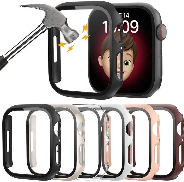 Main image of Pack Hard PC Case Compatible with Apple Watch Series 9 8 7 41mm