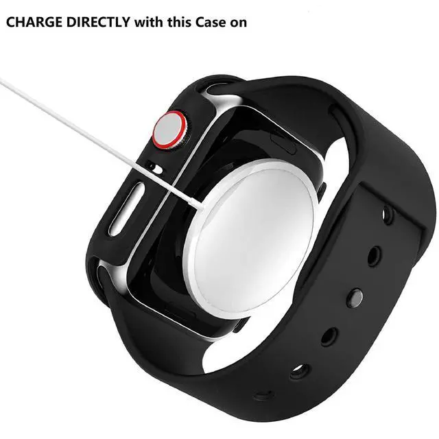 Alt view image 5 of 6 - Pack Hard PC Case Compatible with Apple Watch Series 9 8 7 41mm