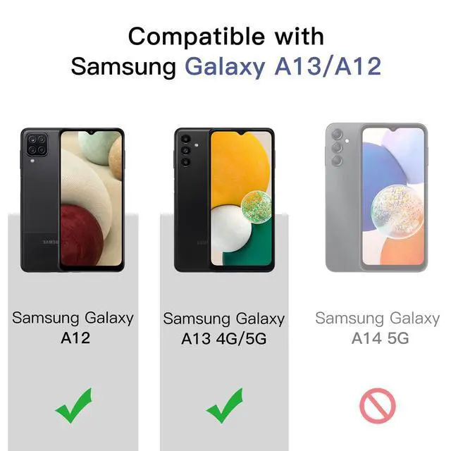 Alt view image 2 of 7 - Screen Protector for Samsung Galaxy A13 / A13 5G/ A12, 9H Tempered Glass Film, Anti-Scratch, HD Clear, 3-Pack