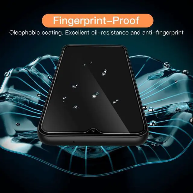 Alt view image 6 of 7 - Screen Protector for Samsung Galaxy A13 / A13 5G/ A12, 9H Tempered Glass Film, Anti-Scratch, HD Clear, 3-Pack