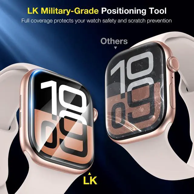 Alt view image 3 of 7 - Pack for Apple Watch Series 11/ Series 10 Screen Protector 42mm - Anti-Scratch, Self-Healing Soft TPU Screen Protector for Apple Watch 42mm, Bubble Free, HD Transparent