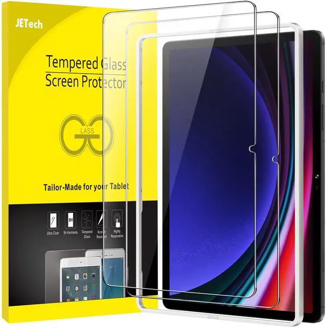 Main image of Screen Protector for Samsung Galaxy Tab S9 11-Inch and Galaxy Tab S10 Lite / S10 FE / S9 FE 10.9-Inch, with Easy Installation Frame, Tempered Glass Film, HD Clear, 2-Pack