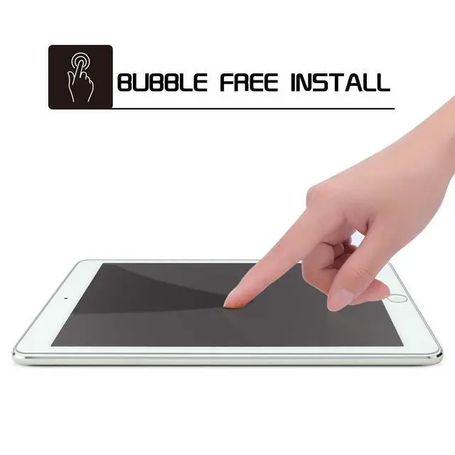 Alt view image 6 of 7 - Screen Protector for iPad 6th 5th Generation 9.7 inch, Tempered Glass Compatible with iPad Air 2, Case Friendly & Apple Pencil Compatible