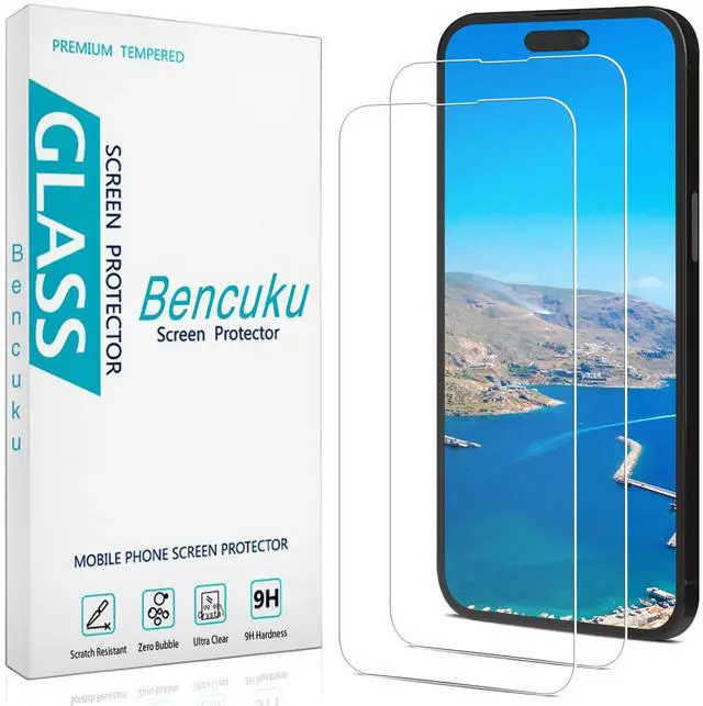Main image of Screen Protector for iPhone 14 Pro Max 6.7 Inch Tempered Glass, Anti Scratch, Bubble Free