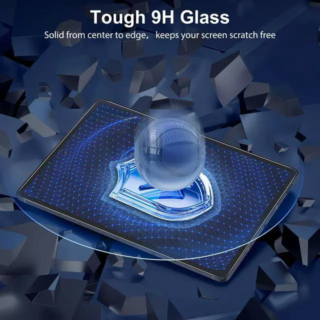 Alt view image 5 of 7 - Pack Screen Protector for Samsung Galaxy Tab S11 Ultra/S10 Ultra/S9 Ultra/S8 Ultra 14.6 Inch, 9H Tempered Glass for Galaxy Tablet S11 Ultra, Anti-Scratch/Case Friendly