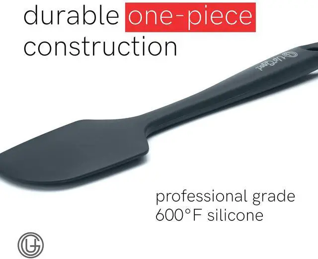 Alt view image 3 of 7 - Silicone Spatula Set 600°F - High Heat Resistant Nonstick, Small and Large Kitchen Spatulas - Flexible BPA Free Professional Grade Cookware - Utensils for Cooking, Baking, Mixing(4 Pcs, Grey)