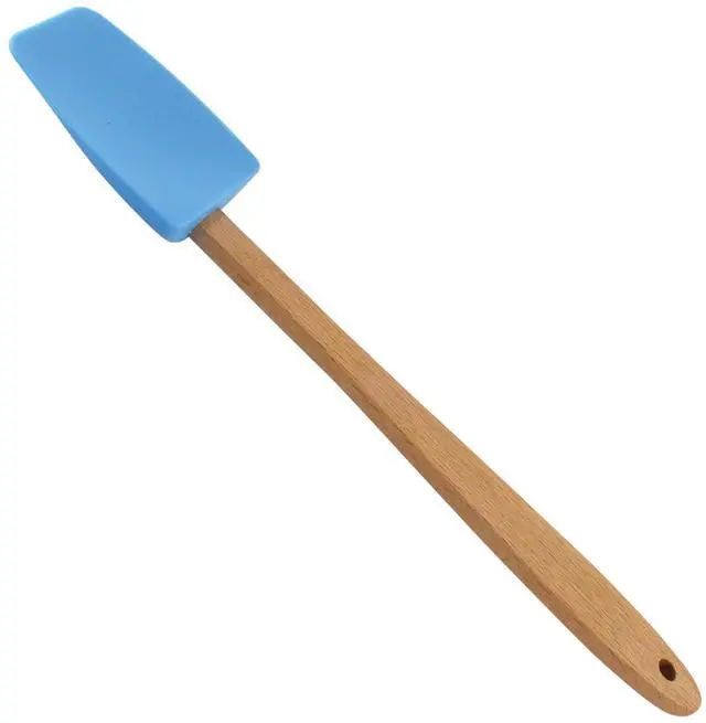 Main image of International Mini Silicone Spoon/Spatula, 7.75", Blue
