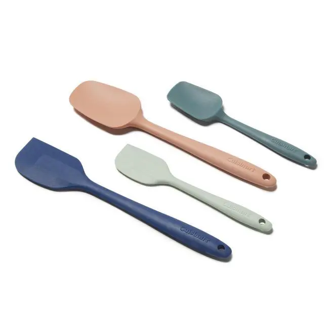 Alt view image 2 of 4 - Set of 4 High Heat Resistant Silicone Spatulas Flexible Kitchen Utensils for Cooking & Baking, CTG-00-S4SD