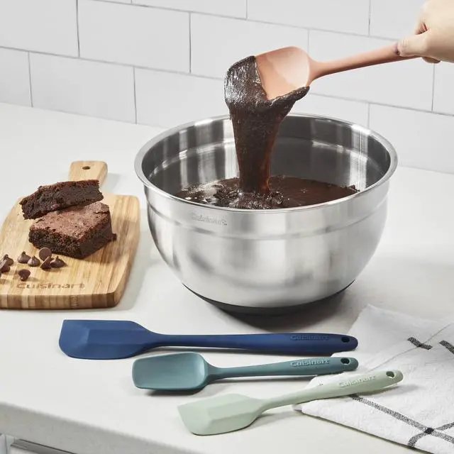 Alt view image 4 of 4 - Set of 4 High Heat Resistant Silicone Spatulas Flexible Kitchen Utensils for Cooking & Baking, CTG-00-S4SD