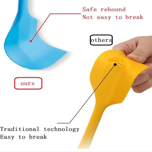 Alt view image 4 of 7 - 8 Pieces Silicone Spatulas,8.5 inch Non-stick Spatulas with Stainless Steel Core,Heat Resistant-500, One Piece Design,Food Grade Silicone, Dishwasher Safe, for Mixing,Cooking,Baking (8.5 inch)