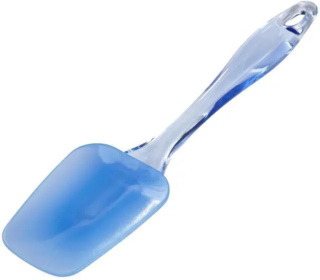 Alt view image 7 of 7 - Easy Flex Silicone Spatula Set - Your Versatile Tools for Mixing, Folding, Scraping, Cooking, Frosting and Serving, Blue, 3-Piece