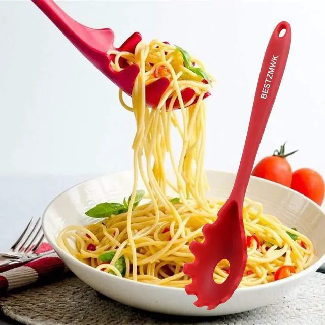 Alt view image 6 of 7 - Kitchen Utensil Set - 11 Cooking Utensils - Colorful Silicone Kitchen Utensils - Nonstick Cookware with Spatula Set - Colored Best Kitchen Tools Kitchen Gadgets(Multi)