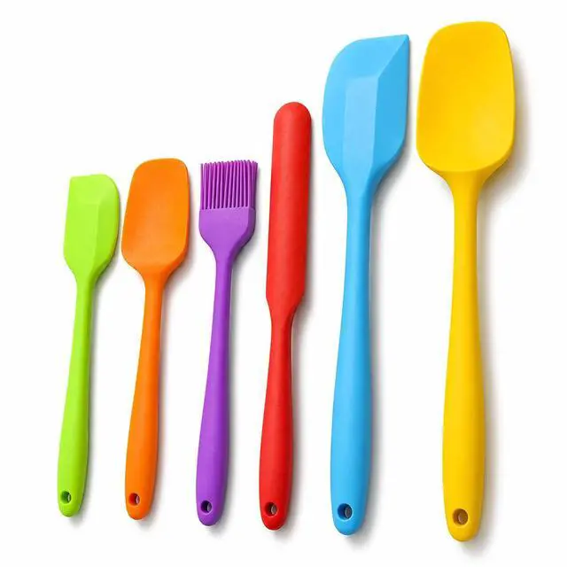 Main image of Piece Premium Silicone Spatula Set - Heat Resistant, Dishwasher Safe Turner, Nonstick Silicone Spatulas for Kitchen Use, Cooking