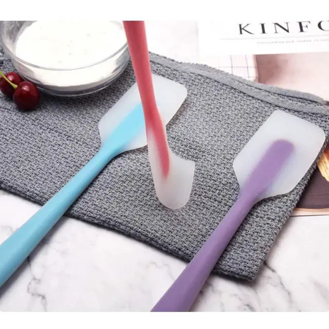 Alt view image 4 of 7 - Silicone Spatulas Set of 4 - Heat Resistant Non-Stick Flexible Rubber with Solid Stainless Steel Core Kitchen Essential Gadget Premium Scraper Spoon Set - Seamless, Dishwasher Safe, 2 Size