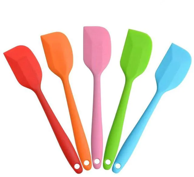 Main image of Silicone Spatula Heat Resistant Small Rubber Spatulas Cooking Utensil Set Non-Stick Flexible Rubber Essential Cooking Gadget For Cake/Cream/Pastry/Butter/Batter Mixing/Cooking-(5 Pieces)