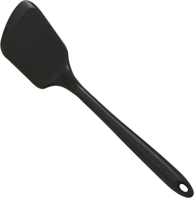 Alt view image 4 of 7 - Get It Right Silicone Kitchen Spatula Turner - Non toxic cooking utensils for Nonstick Cookware, Cooking and Baking, Mini Flip - 11IN - Black