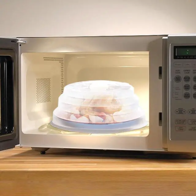 Alt view image 5 of 7 - Microwave Splatter Cover - Microwave Cover For Food Silicone Microwave Plate Cover Dish Covers Cover For Microwave Splatter Dishwasher Safe