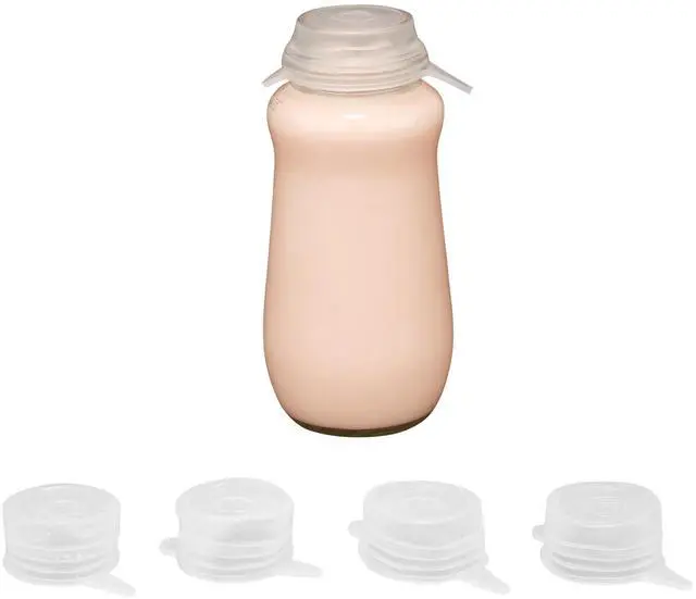 Main image of Extra Small Silicone Stretch Lids 1.6 Inch 5 pack Same Size Reusable Silicone Jar Cover to Fit 1.6 Inch to 1.9 Inch Cans Cups Bottles