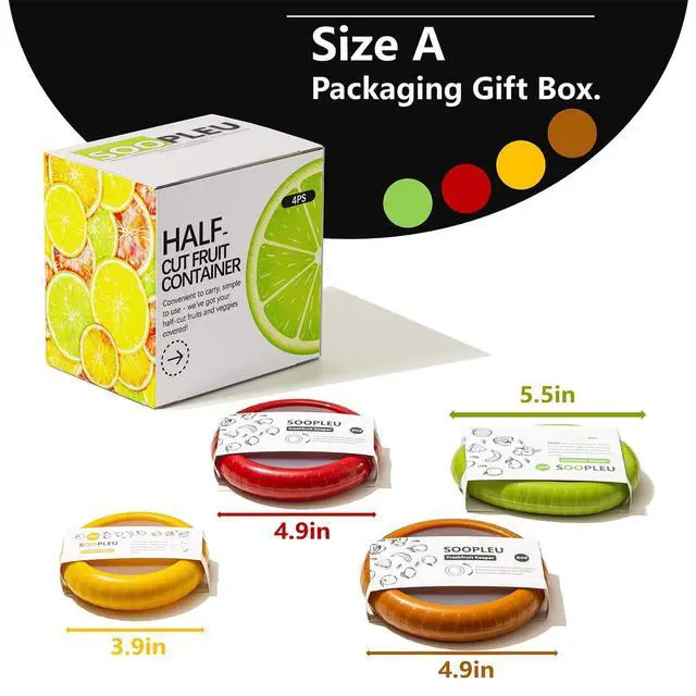 Alt view image 5 of 7 - Avocado Saver & Onion Storage, 4Pcs Silicone Fresh Produce Holder