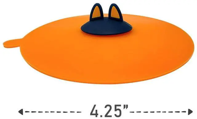 Alt view image 6 of 6 - Silicone Cup Lids, Anti-Dust Airtight Mug Covers for Hot and Cold Beverages (Set of 6), Cat Ears