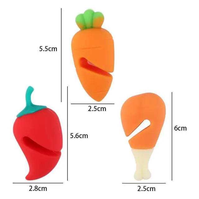 Alt view image 3 of 7 - 6Pcs Spill-proof Lid Lifter,Silicone Lid Spill Stopper Anti Overflow Pot,Cute Heat-resistant Kitchen Gadgets for Soup Pot(Multicolored)