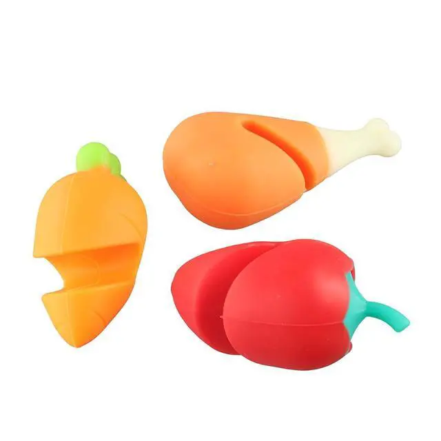Alt view image 5 of 7 - 6Pcs Spill-proof Lid Lifter,Silicone Lid Spill Stopper Anti Overflow Pot,Cute Heat-resistant Kitchen Gadgets for Soup Pot(Multicolored)