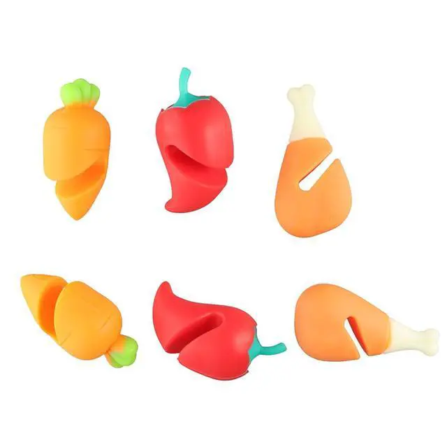 Alt view image 6 of 7 - 6Pcs Spill-proof Lid Lifter,Silicone Lid Spill Stopper Anti Overflow Pot,Cute Heat-resistant Kitchen Gadgets for Soup Pot(Multicolored)