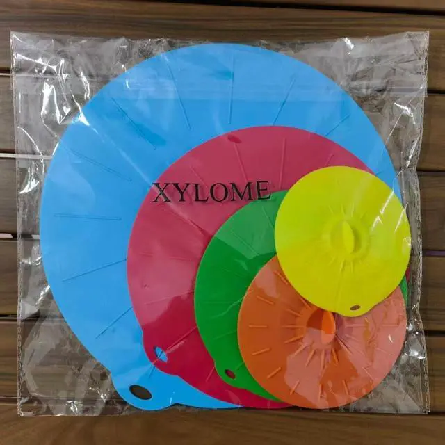 Alt view image 6 of 7 - Silicone Lids for Bowl 5 Pack: Reusable Microwave Splatter Cover - Heat Resistant Silicone Lids for Food Storage Fit Cups, Bowls, Plates, Pots, Pans, Stove Top, Oven, Fridge Dishwasher Safe