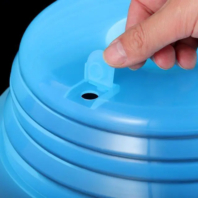 Alt view image 5 of 7 - Collapsible Silicone Microwave Plate Cover Splatter Guard, Dishwasher Safe & BPA Free, 11, Blue
