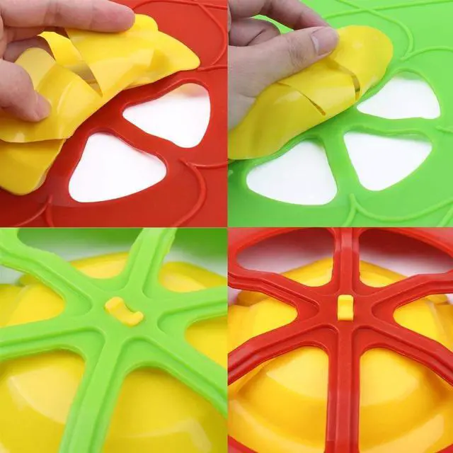Alt view image 5 of 7 - 2 Pack Silicone Spill Stopper Lid, 10.2" Boil Over Safeguard, Splatter Guard Cover for Pots Pans, Food Grade Silicone Multi-Function Kitchen Tool, BPA Free Microwave Dishwasher Safe