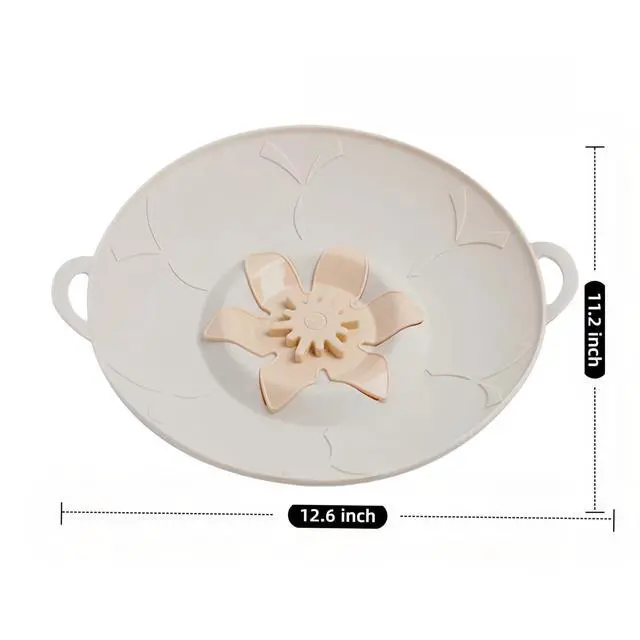 Alt view image 3 of 7 - Reusable Silicone Spill Stopper Lid Boil-Over Safeguard for Pots & Saucepans, Universal Anti-Overflow Cover for Soup, Pasta, Chai, Tea & Milk, Multi-Function Tool, BPA-Free, Heat Resistant