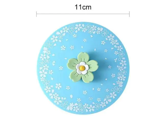 Alt view image 2 of 6 - PCS Silicone Cup Covers for Drinks, Multicolored Anti-Dust Cup Lids Food Grade Dust-proof Airtight Seal Lids for Mug Tea Coffee (Yellow, Bule)