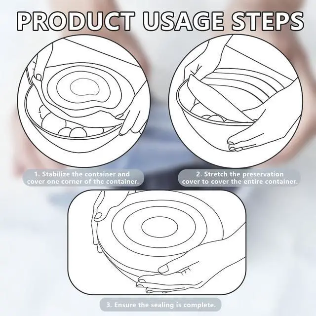 Alt view image 6 of 7 - 12 Pcs Rectangular Silicone Food Covers, 6 Sizes Reusable Leftover Stretch Lids, Airtight Food Storage Covers Safe in Dishwasher and Microwave, Adjustable Dish Lids, Kitchen Gadgets (Rectangular)