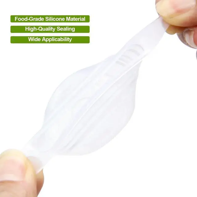 Alt view image 3 of 5 - Silicone Stretch Lids,Reusable Silicone Seal lid,Suitable for Small Size Bottle Lid(12 Pack)