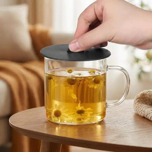 Alt view image 7 of 7 - 3 Pcs Mug Cover, Silicone Cup Lids Reusable Mug and Cup Covers Food Grade Anti-dust Airtight Seal Lids for Mugs, Tea Cups, Coffee Cups