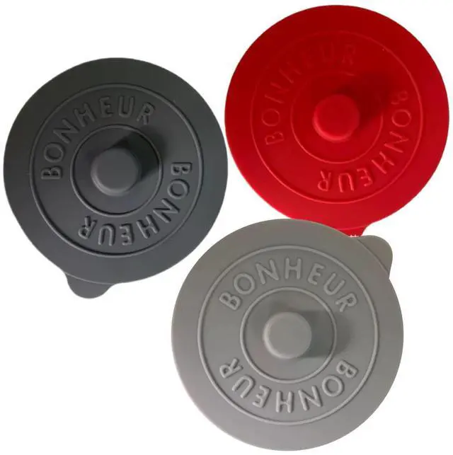 Main image of 3 Pcs Silicone Cup Lids Anti Dust Seal Mug Covers Reusable Glass Cup Covers for Mugs Tea Cups Coffee Cup Cover