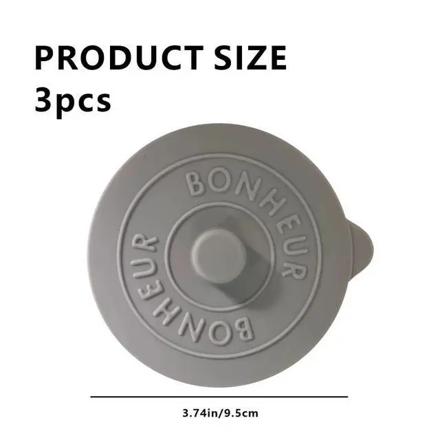 Alt view image 2 of 7 - 3 Pcs Silicone Cup Lids Anti Dust Seal Mug Covers Reusable Glass Cup Covers for Mugs Tea Cups Coffee Cup Cover