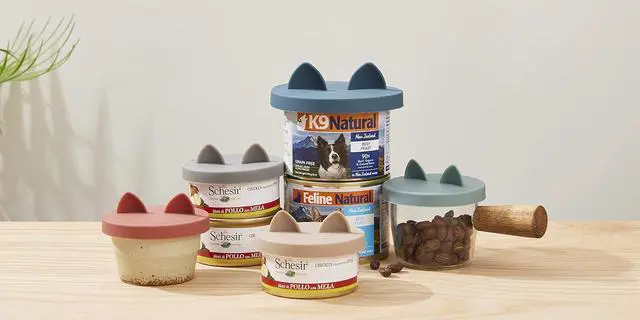 Alt view image 4 of 5 - Pack Cat Food Can Lids, Small Size (3 oz) Silicone Pet Food Can Lids Covers for 3 oz Cat Food Cans, Light Green