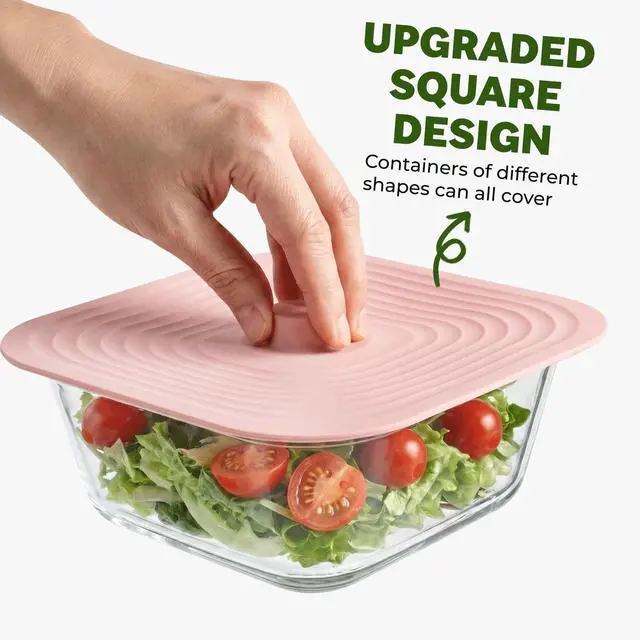 Alt view image 2 of 7 - Microwave Splatter Cover for Food, 5 Pack Silicone Reusable Lids, Airtight Suction Covers for Bowls Cups Pots Pans Skillets, Heat Resistant BPA-Free, Microwave Oven Fridge Dishwasher Safe