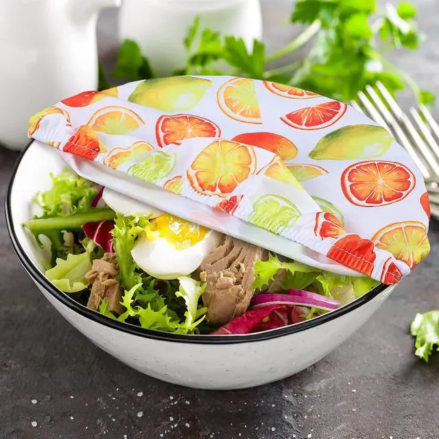Alt view image 3 of 7 - Reusable Bowl Covers for Bread Proofing Stretch Cloth Fabric Halloween Summer Style Bowl Covers with Elastic Bread Sourdough Lids for Food Storage and Food Preservation