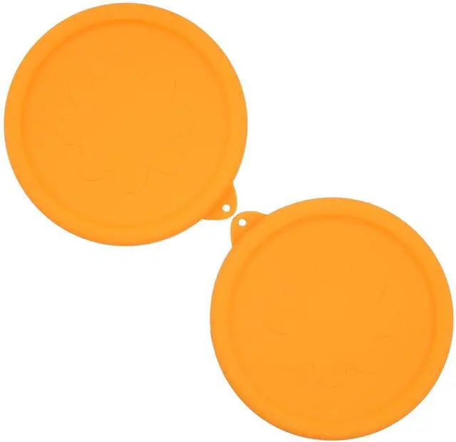 Main image of 2 Pack Silicone Replacement Lids Only Fit for Pyrex 7401-S 3-Cup Sculpted Glass Mixing Bowls, Small Size Silicone Covers, Dishwasher & Microwave Safe