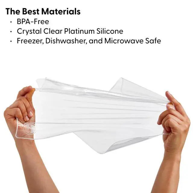 Alt view image 5 of 7 - Reusable Silicone Stretch Wrap, 1 Box with 3 Wraps (7x8, 10x11, 13x14), Oven, Dishwasher, Microwave & Freezer Safe, BPA Free