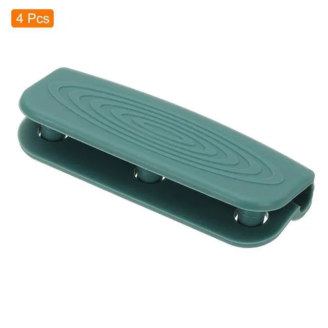 Alt view image 3 of 5 - Pcs Silicone Assist Hot Pan Handle Holder Hot Skillet Handle Covers Pot Holder Sleeve Non-Slip Heat Resistant for Kitchen Pot Frying Pans Cookware Gray Blue
