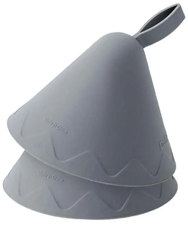 Main image of Silicone Heat Resistant Universal Pot Handle Caps Scald Pot Lid Knob Covers Heat Resistant Knob Caps for Safe Handling of Cookware Lids Fit for Pots and Pans (dark grey)