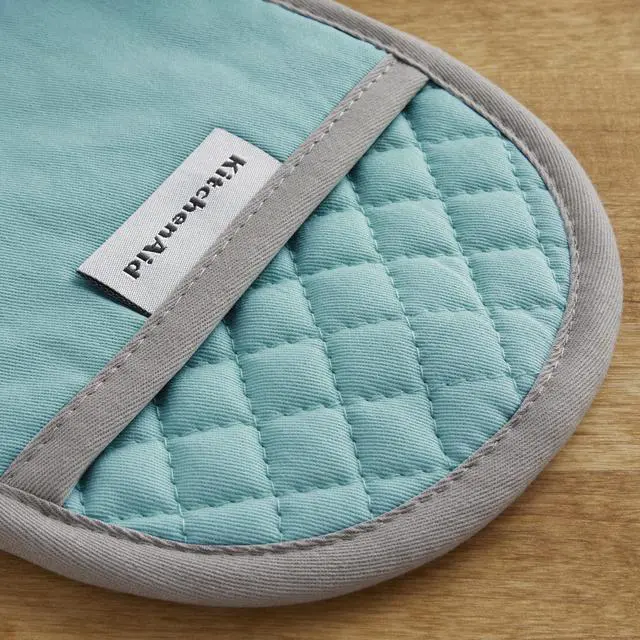 Alt view image 4 of 5 - Asteroid Pot Holder 2-Pack Set, Aqua, 6.5"x10"