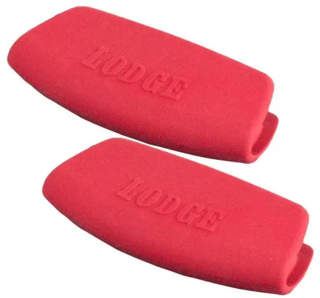 Main image of Silicone Grips - Dishwasher Safe Silicone Grips Designed Bakeware Products Only - Reusable Heat Protection Up to 425° - Red