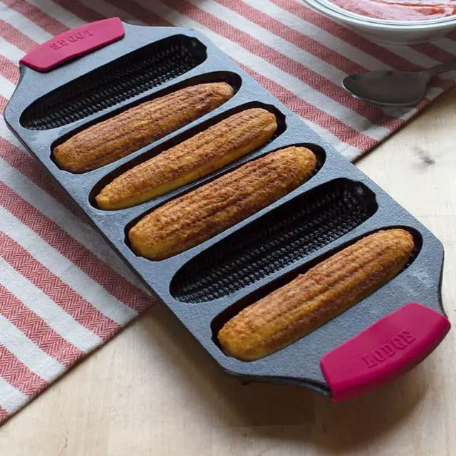 Alt view image 5 of 7 - Silicone Grips - Dishwasher Safe Silicone Grips Designed Bakeware Products Only - Reusable Heat Protection Up to 425° - Red